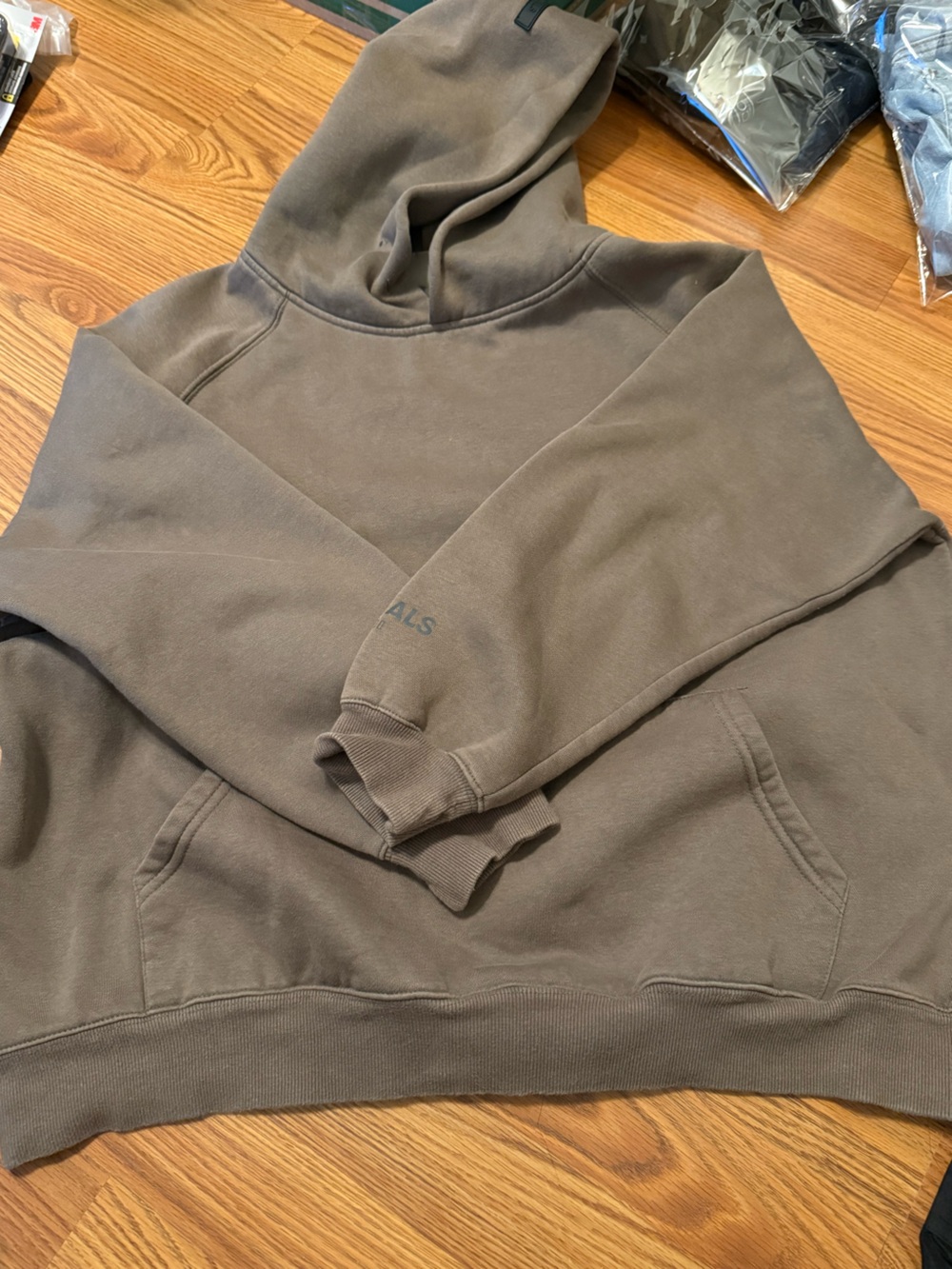 Men's Olive Green Pullover Sweatshirt